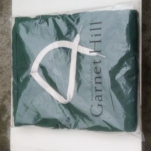 NEW Garnet Hill layer up sweatshirt green pine size L NEVER WEAR in original bag